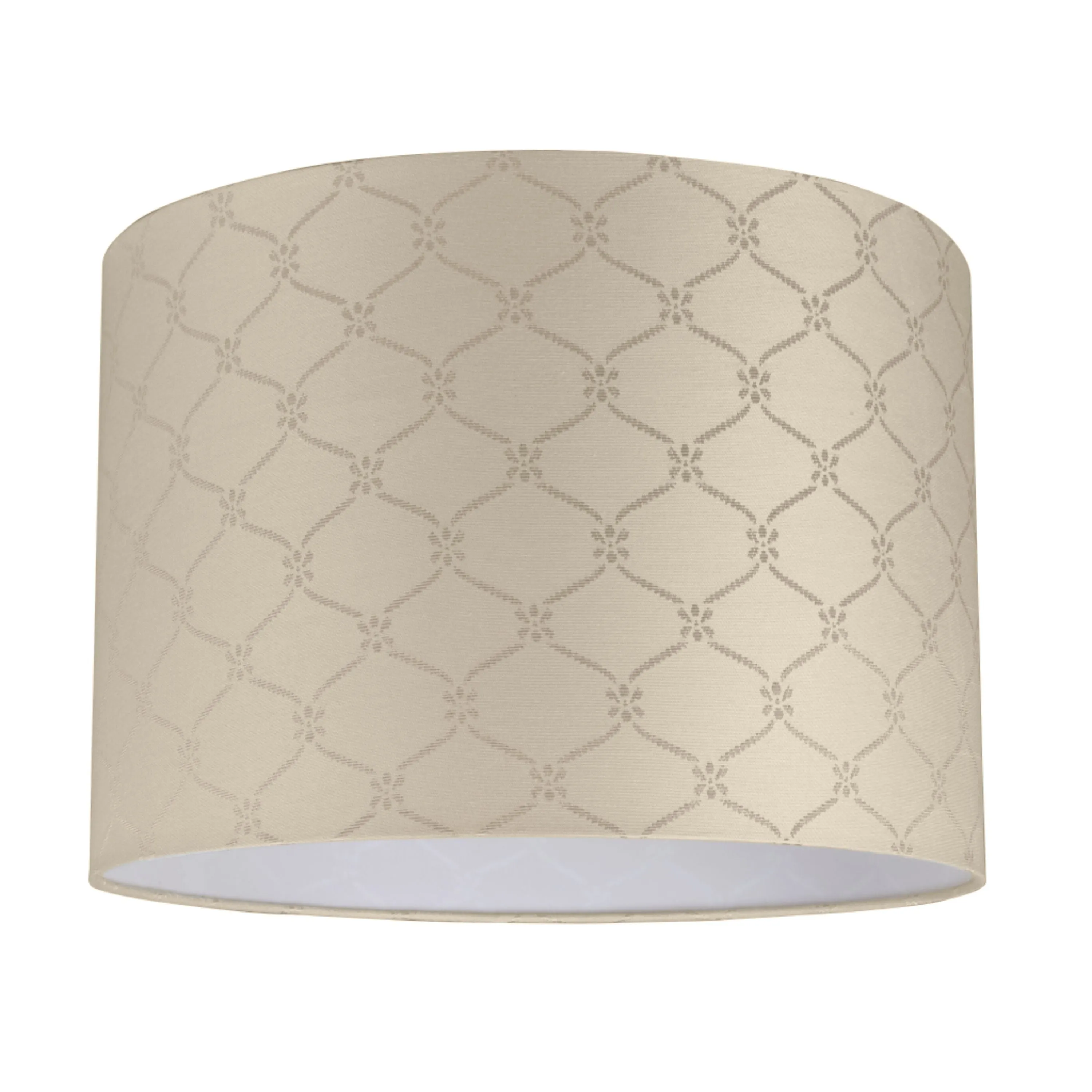 # 31021  Transitional Hardback Drum (Cylinder) Shape Spider Construction Lamp Shade in Beige, 16" wide (16" x 16" x 11")
