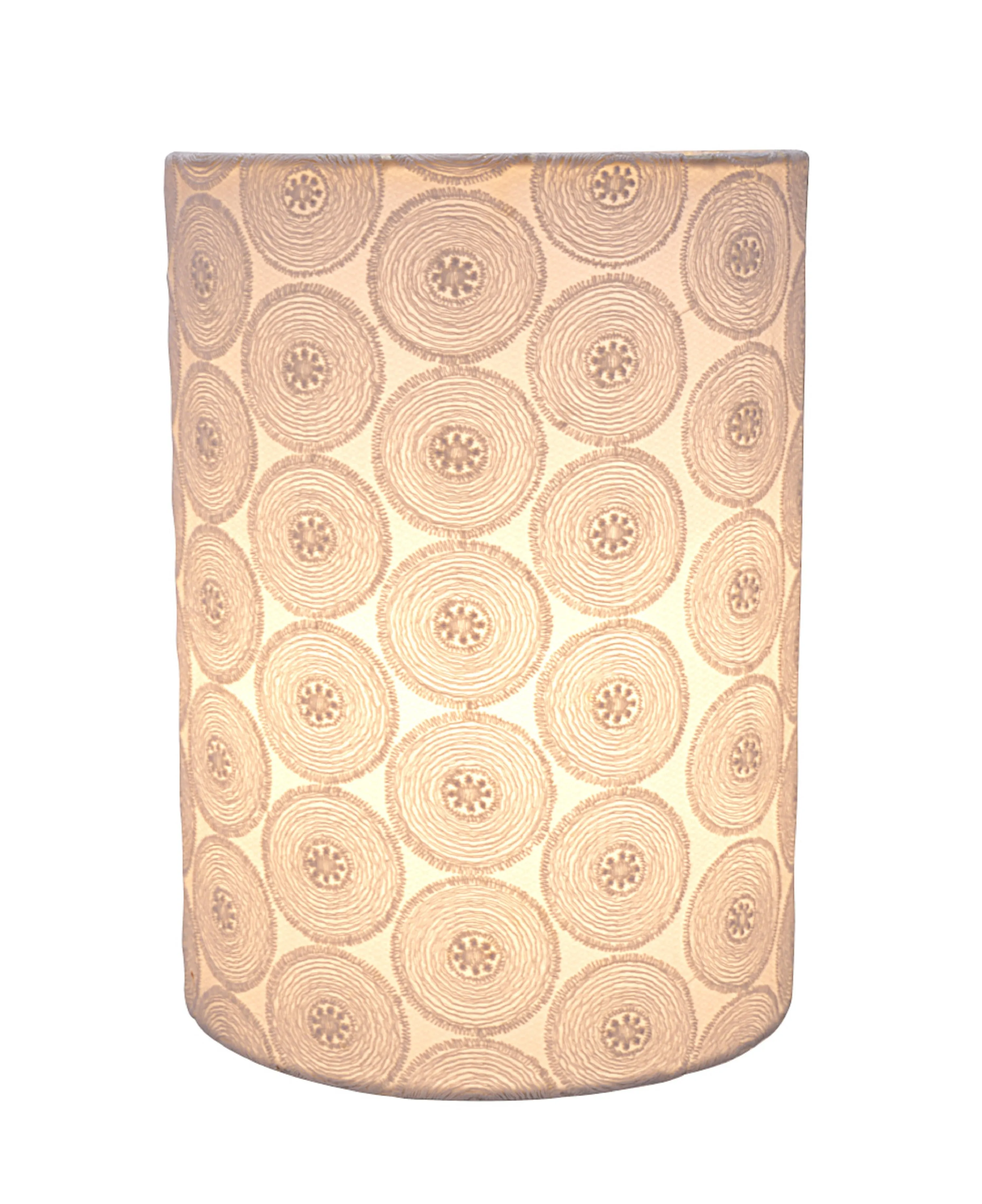 # 31126 Transitional Drum (Cylinder) Shaped Spider Construction Lamp Shade in White, 8" wide (8" x 8" x 11")