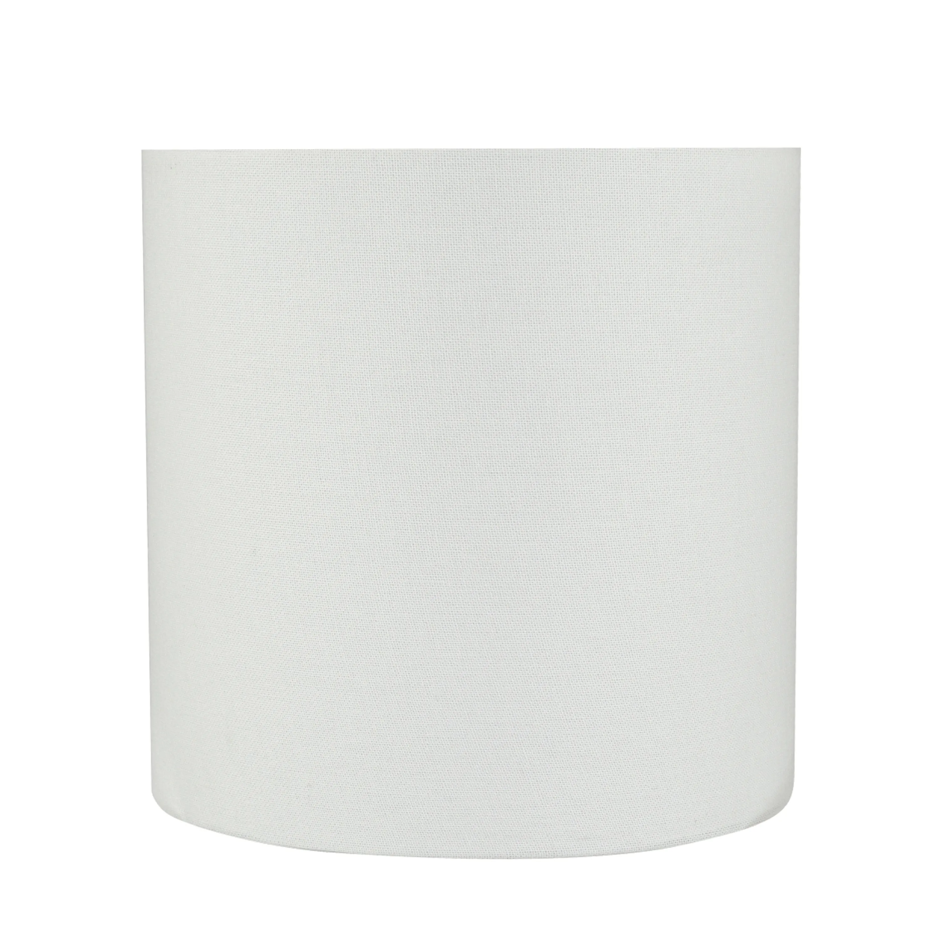 # 31227 Transitional Drum (Cylinder) Shaped Spider Construction Lamp Shade in White, 8" wide (8" x 8" x 8")
