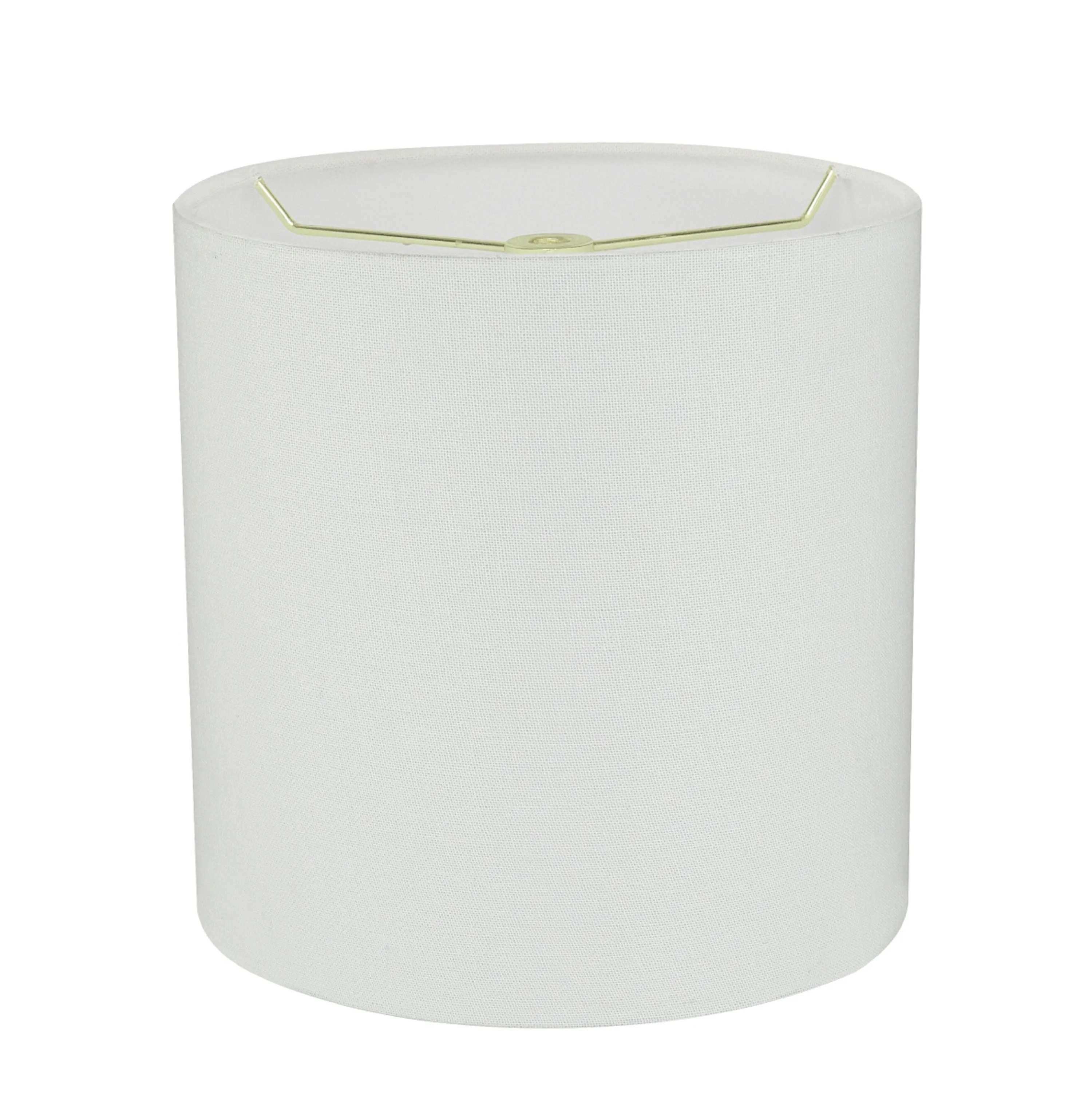 # 31227 Transitional Drum (Cylinder) Shaped Spider Construction Lamp Shade in White, 8" wide (8" x 8" x 8")