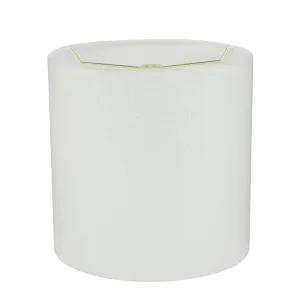 # 31227 Transitional Drum (Cylinder) Shaped Spider Construction Lamp Shade in White, 8" wide (8" x 8" x 8")
