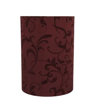 # 31269  Drum (Cylinder) Spider Lamp Shade Red 8"x8"x11"