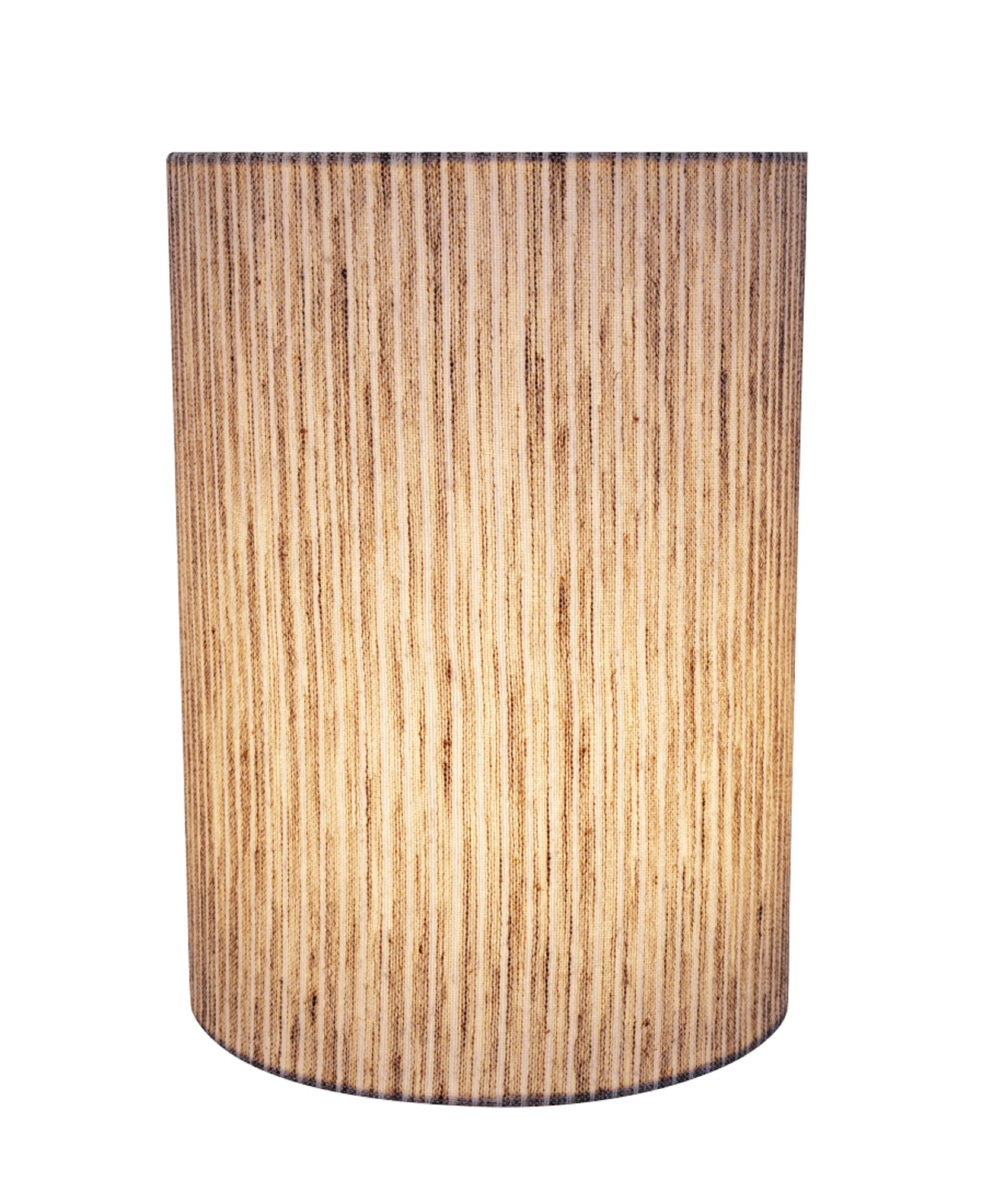 # 31275 Transitional Drum (Cylinder) Shape Spider Construction Lamp Shade in Light Grey, 8" wide (8" x 8" x 11")