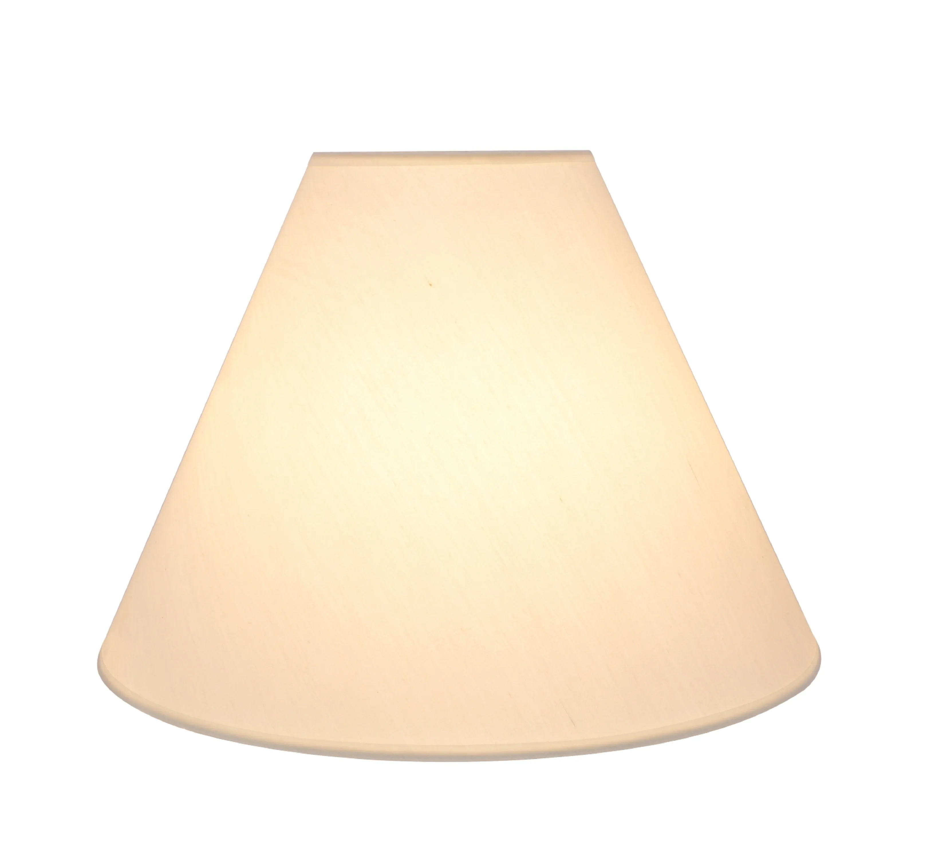 # 32031 Transitional Hardback Empire Shape Spider Construction Lamp Shade in Off White Fabric, 16" wide (6" x 16" x 12")