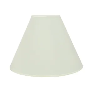 # 32031 Transitional Hardback Empire Shape Spider Construction Lamp Shade in Off White Fabric, 16" wide (6" x 16" x 12")