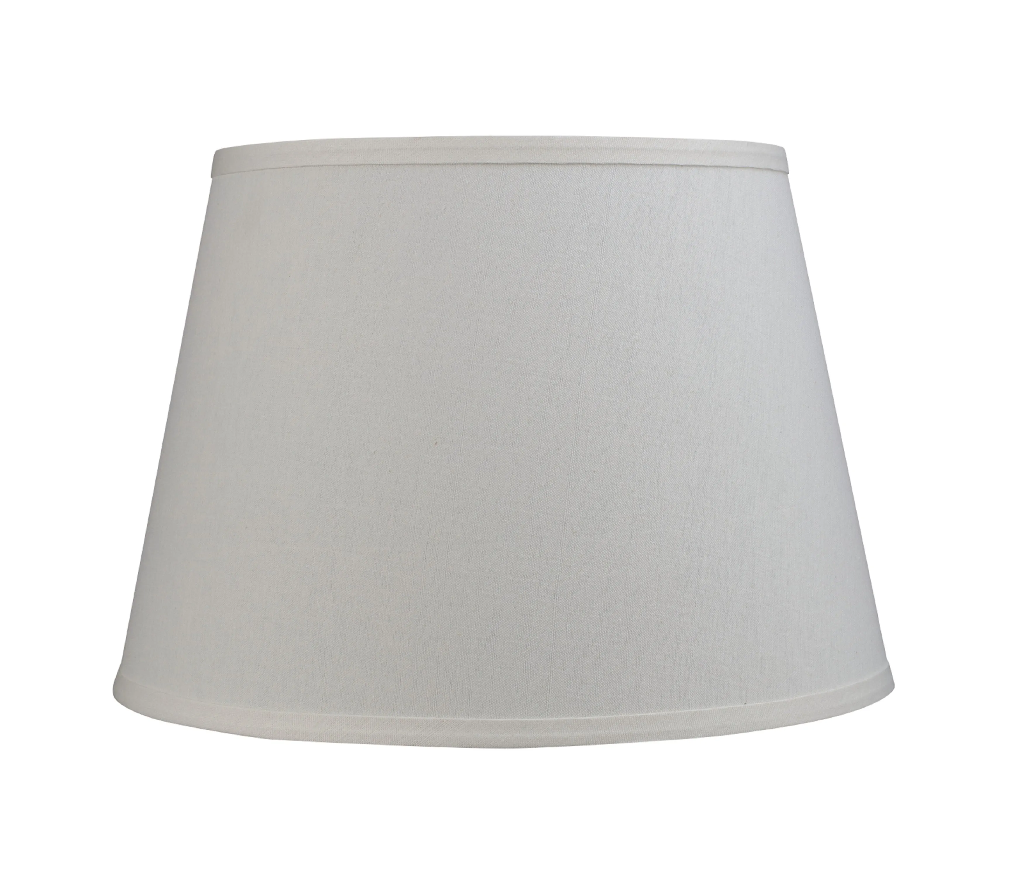 # 32050 Transitional Hardback Empire Shape Spider Construction Lamp Shade in Eggshell Fabric, 14" wide (12" x 14" x 10")