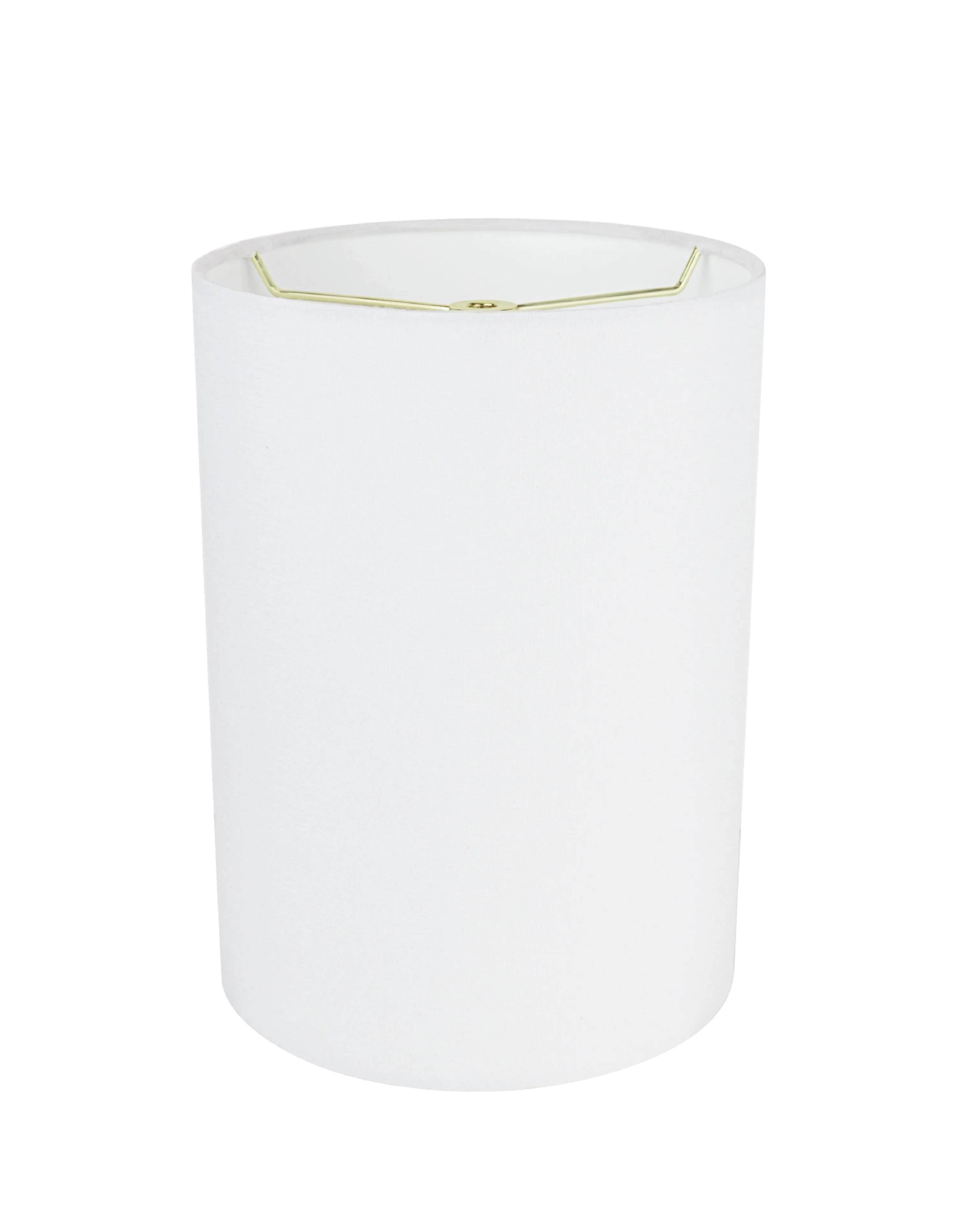 # 32133 Transitional Drum (Cylinder) Shape Spider Construction Lamp Shade in Off White, 8" wide (8" x 8" x 11")