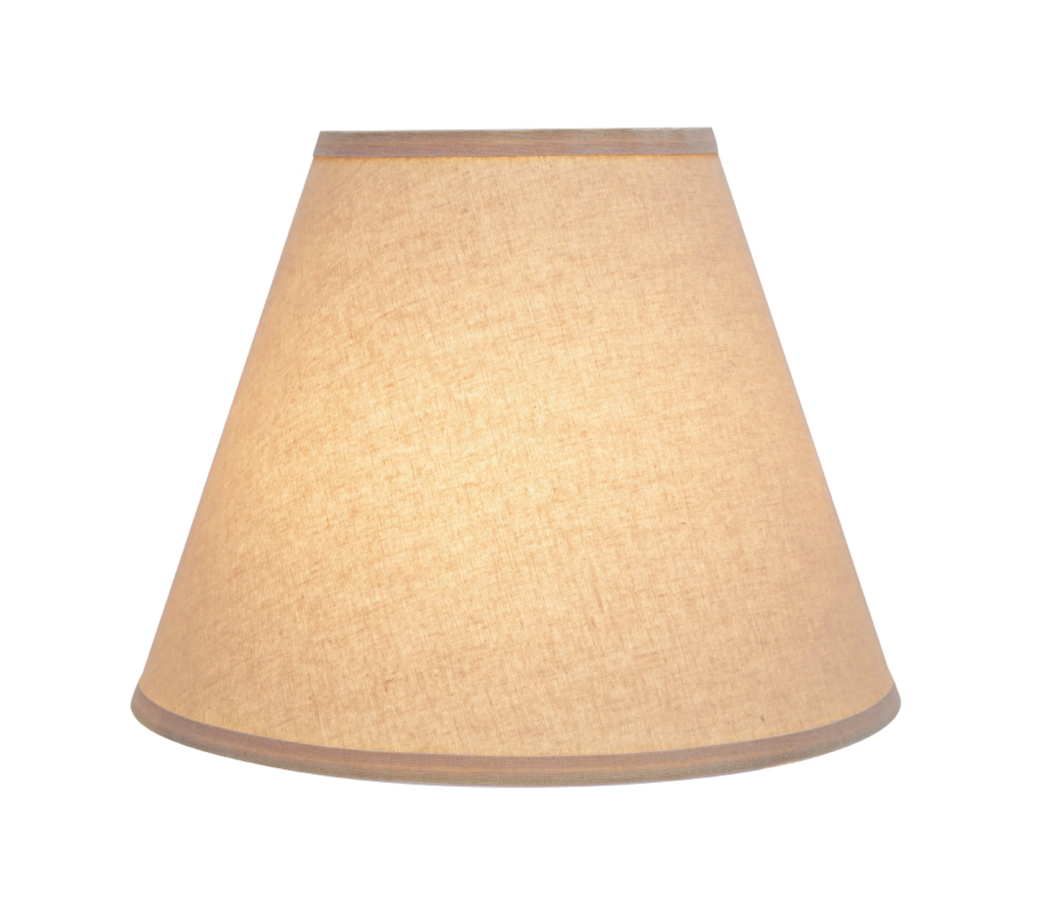 # 32289 Transitional Hardback Empire Shaped Spider Construction Lamp Shade in Beige, 14" wide (7" x 14" x 11")