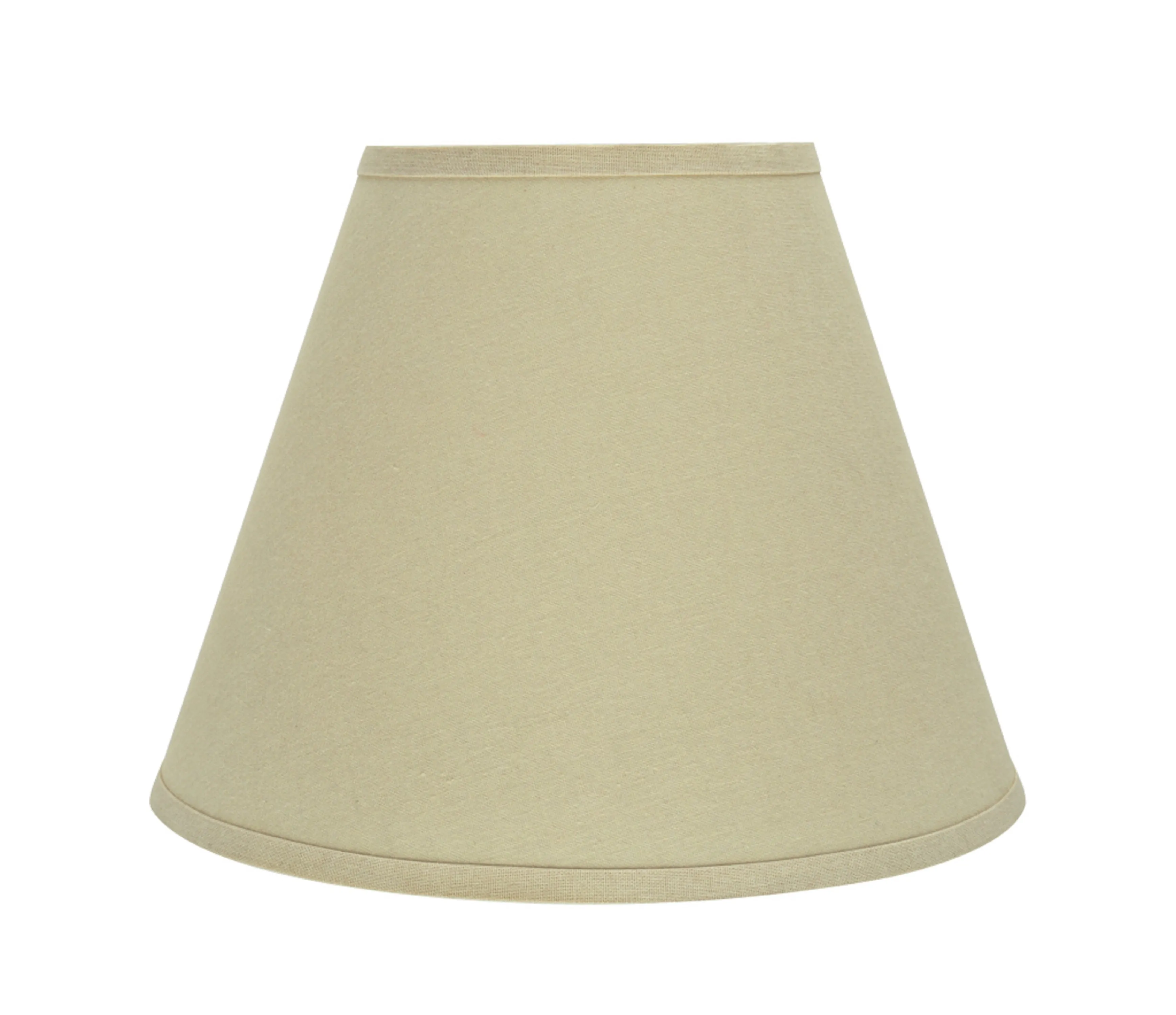 # 32289 Transitional Hardback Empire Shaped Spider Construction Lamp Shade in Beige, 14" wide (7" x 14" x 11")