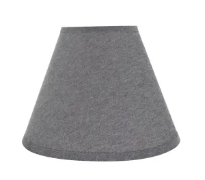 # 32292  Hardback Empire Spider  Lamp Shade Grey,7"x 14"x11"