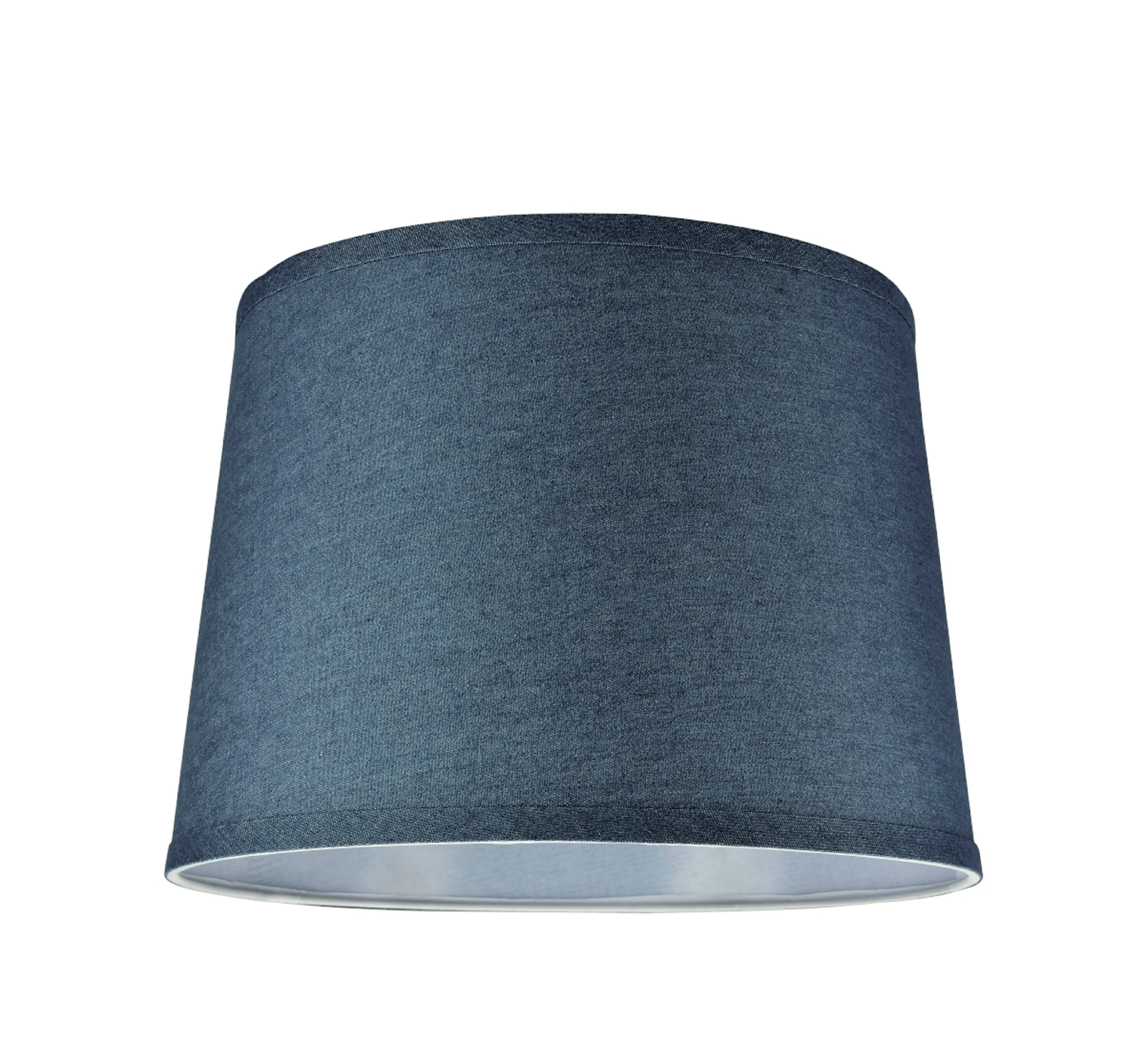 # 32306  Transitional Hardback Empire Shaped Spider Construction Lamp Shade in Washing Blue, 14" wide (12" x 14" x 10")