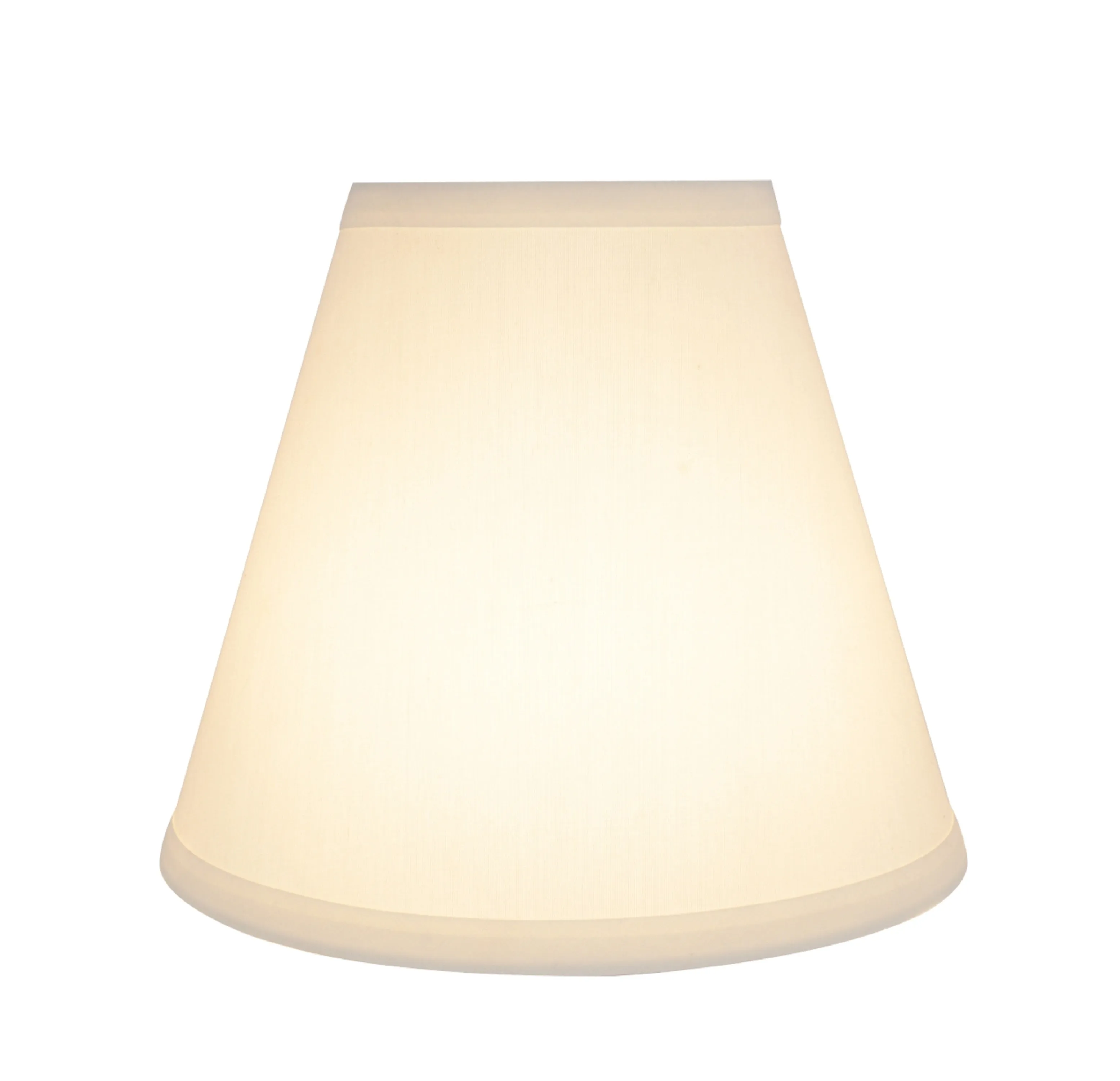 # 32473 Transitional Hardback Empire Shaped Spider Construction Lamp Shade in Off White, 8" wide (4" x 8" x 7")