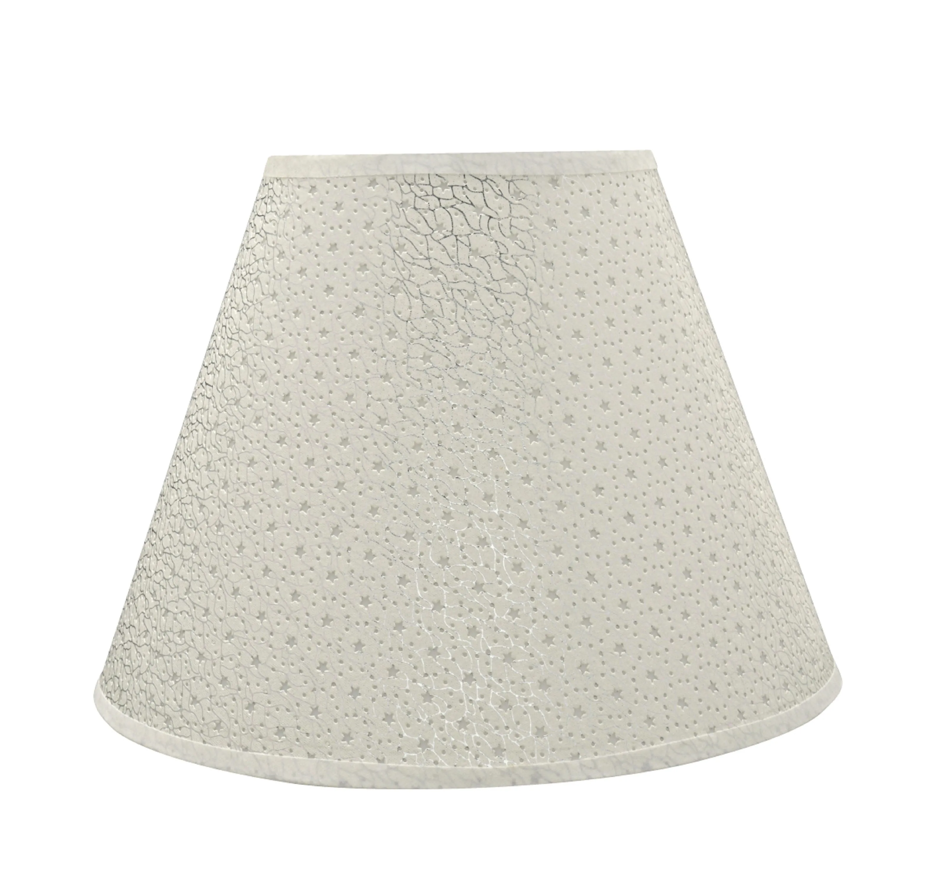 # 32627 Transitional Hardback Empire Shaped Spider Construction Lamp Shade in Ivory, 12" wide (6" x 12" x 9")