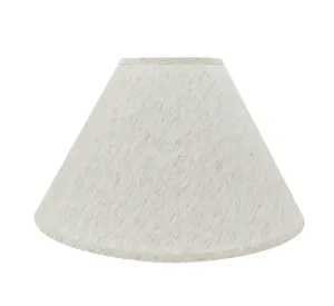 # 32772 Transitional Hardback Empire Shaped Spider Construction Lamp Shade in Beige, 18" wide (7" x 18" x 12 1/2")