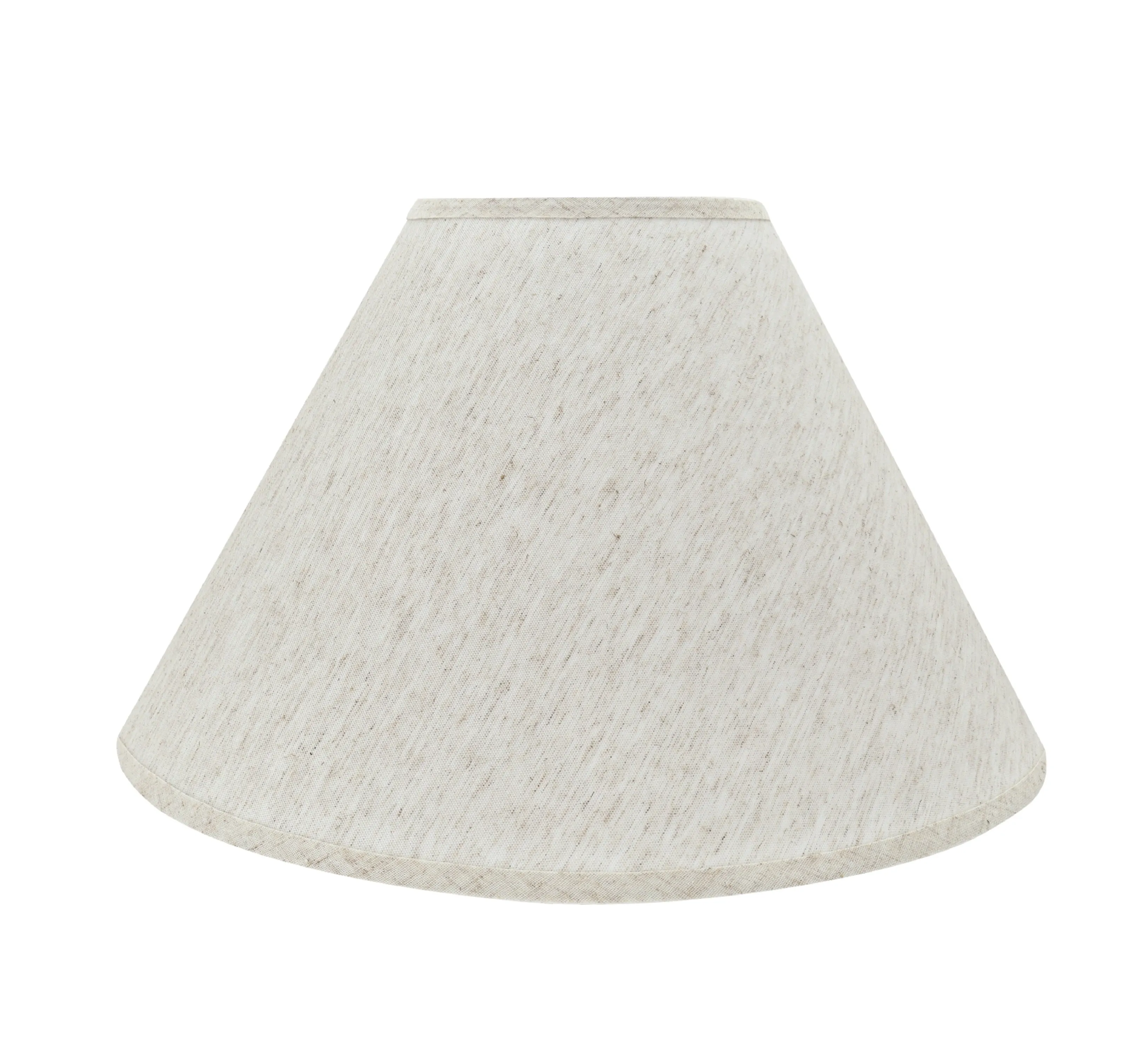 # 32772 Transitional Hardback Empire Shaped Spider Construction Lamp Shade in Beige, 18" wide (7" x 18" x 12 1/2")