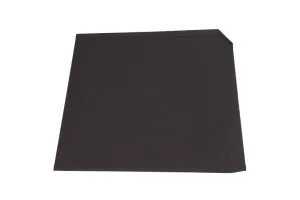 # 36041 Transitional Rectangular Hardback Shaped Spider Construction Lamp Shade, Black, 8"   12" wide (5"   10" x 8"   12" x 9 1/2")