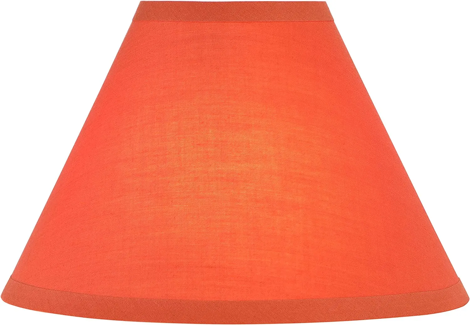 # 58765 Transitional Hardback Empire Shape UNO Construction Lamp Shade in Indian Red, 10" Wide (4" x 10" x 7")