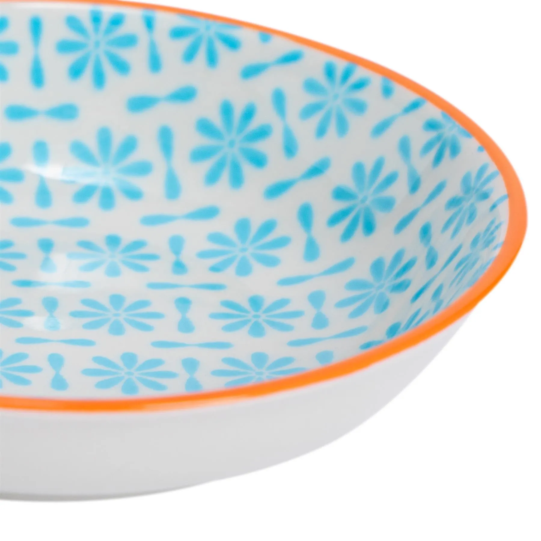 10cm Hand Printed Stoneware Sauce Dish - By Nicola Spring