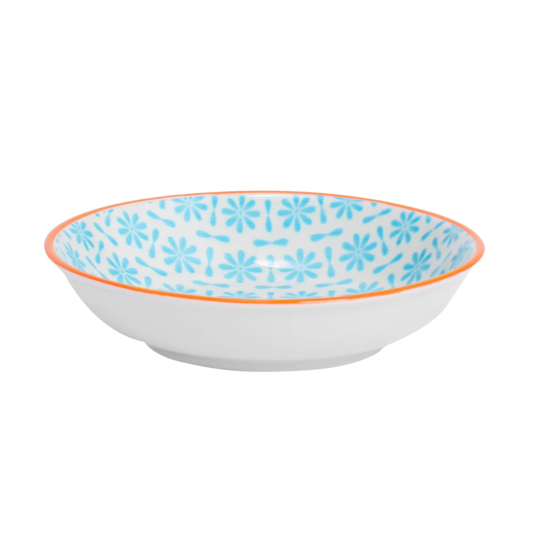 10cm Hand Printed Stoneware Sauce Dish - By Nicola Spring