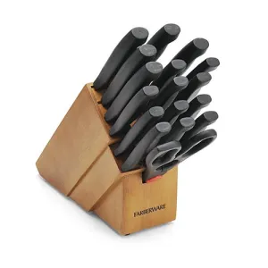 18pc Never Needs Sharpening Knife Block Set