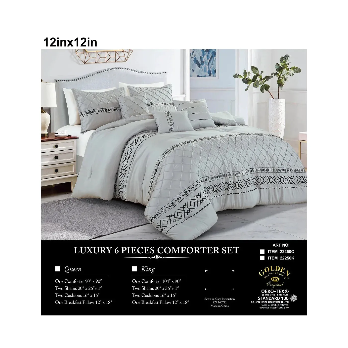 6-PC SET COMFORTERS