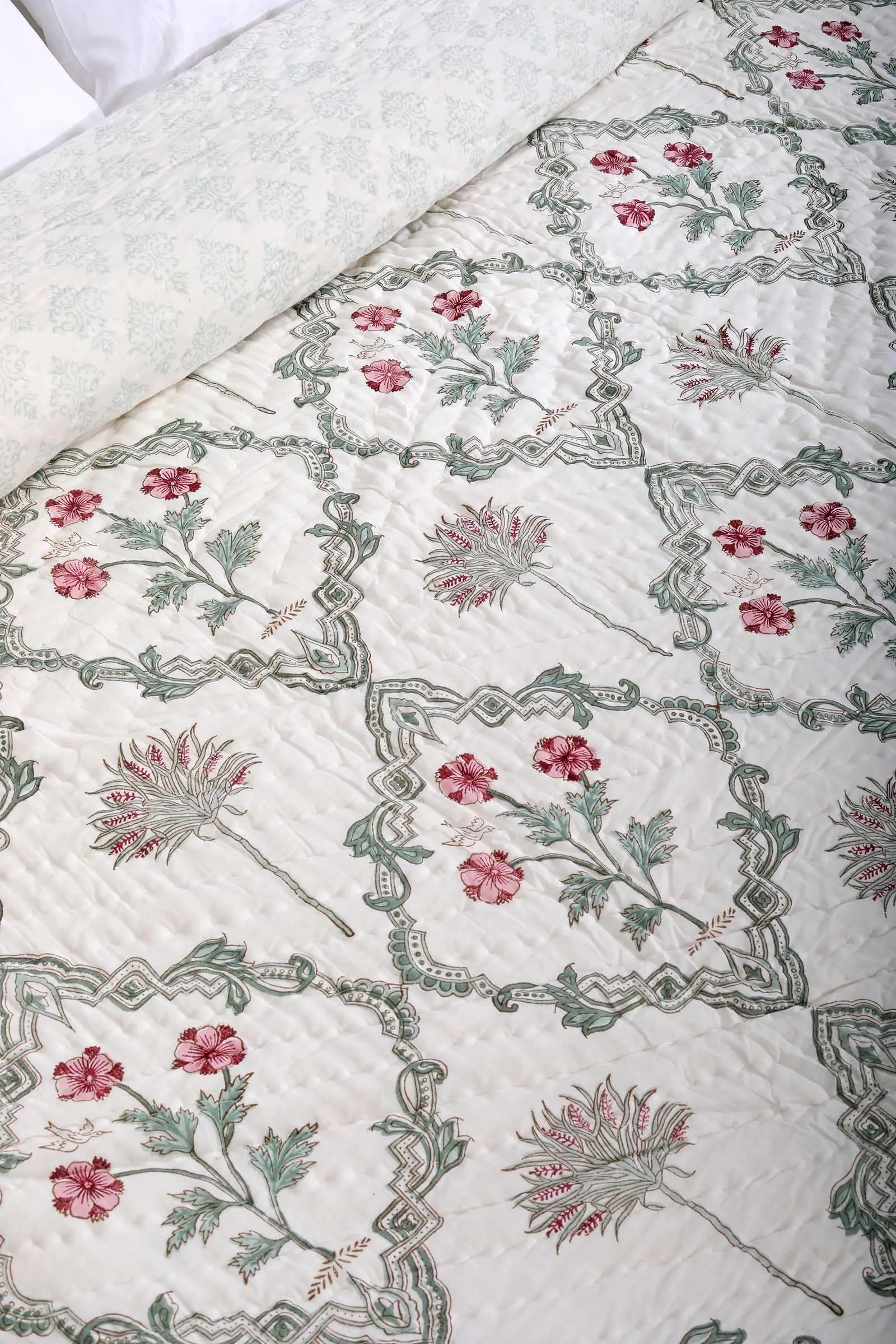 Bagh E Firdous Cotton Muslin Quilt