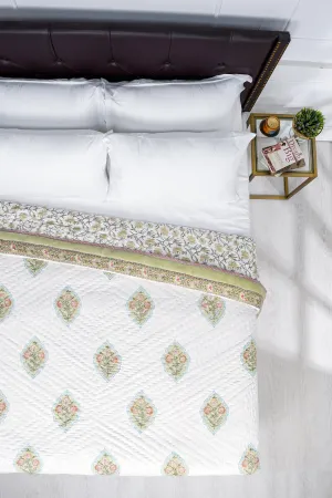 Bagh E Nargis Cotton Muslin Quilt