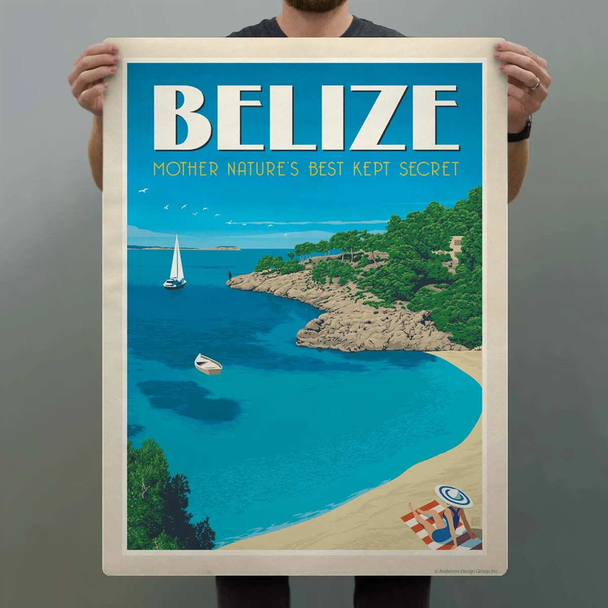 Belize Beach Decal