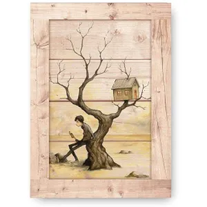 Bush Out Wooden Print