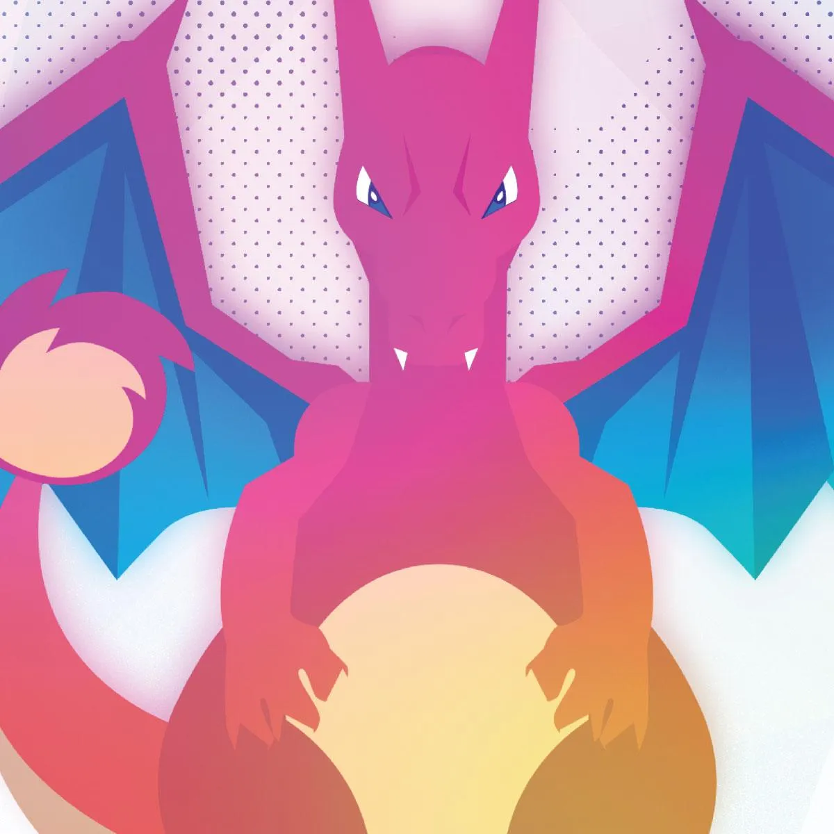 Charmander Evolution Pokemon Go Print Anime Manga Wall Art A2 Size gift idea