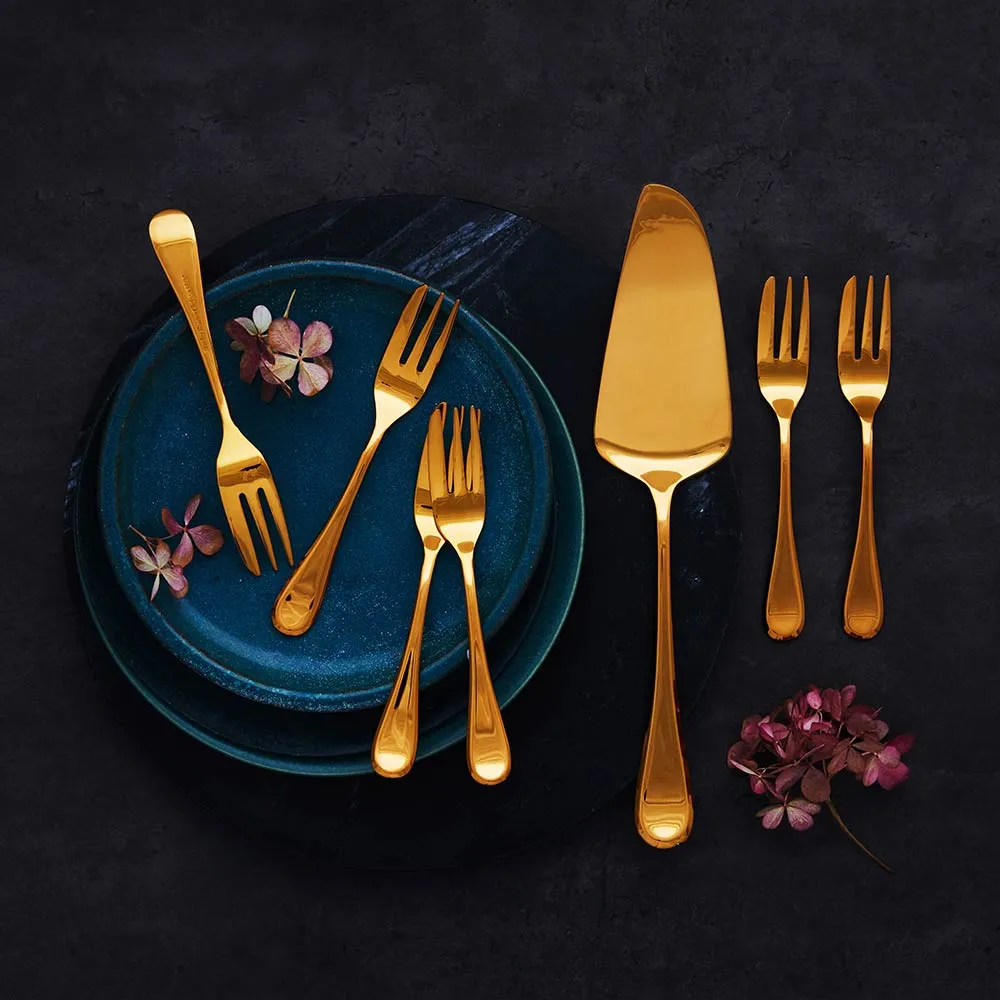 Chelsea Gold Cake Serving 7 Piece Set