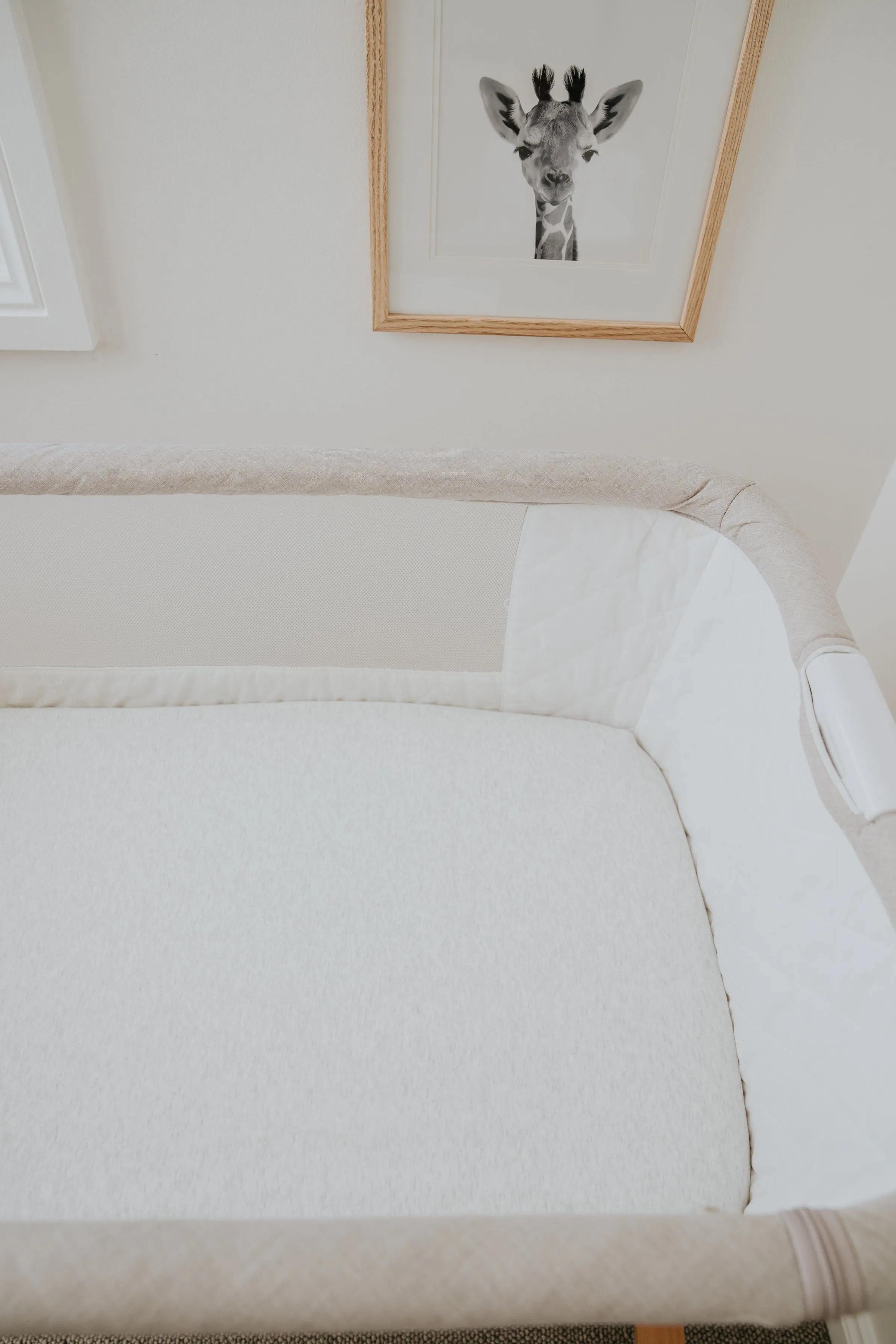 Co-Sleeper Waterproof Sheet  - Grey Marle