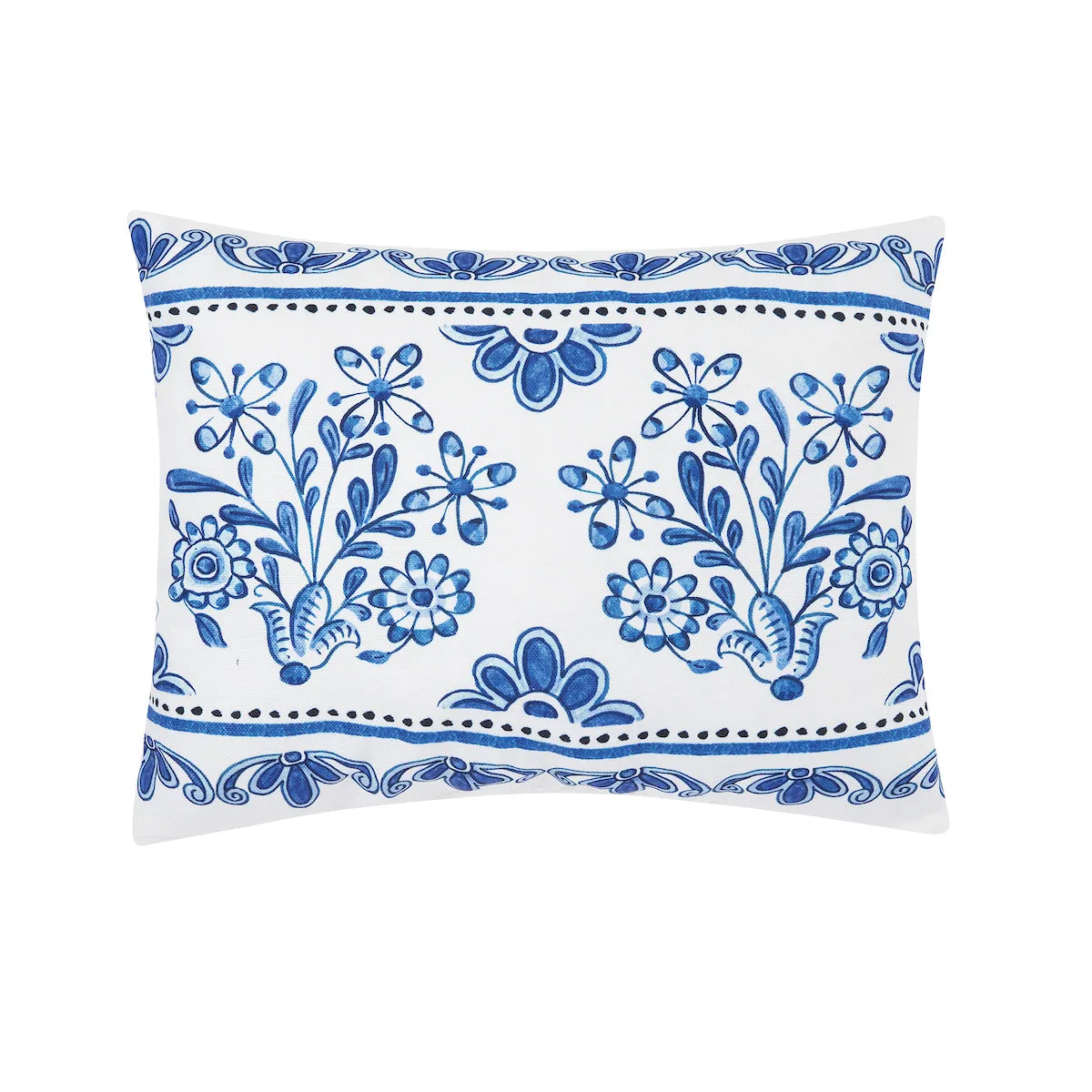 Delft Garden 2 Pillow
