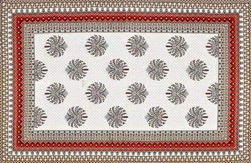 DWARDROBE-Single Bedsheet Cotton Set with 1 Pillow Cover, 100% Cotton, Floral Prints Bedhsheet for Single Bed (63x90 inches) (Multicolor-1011)
