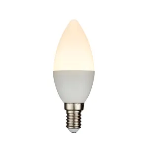 E14 LED Candle Warm White Lamp Bulb 5W