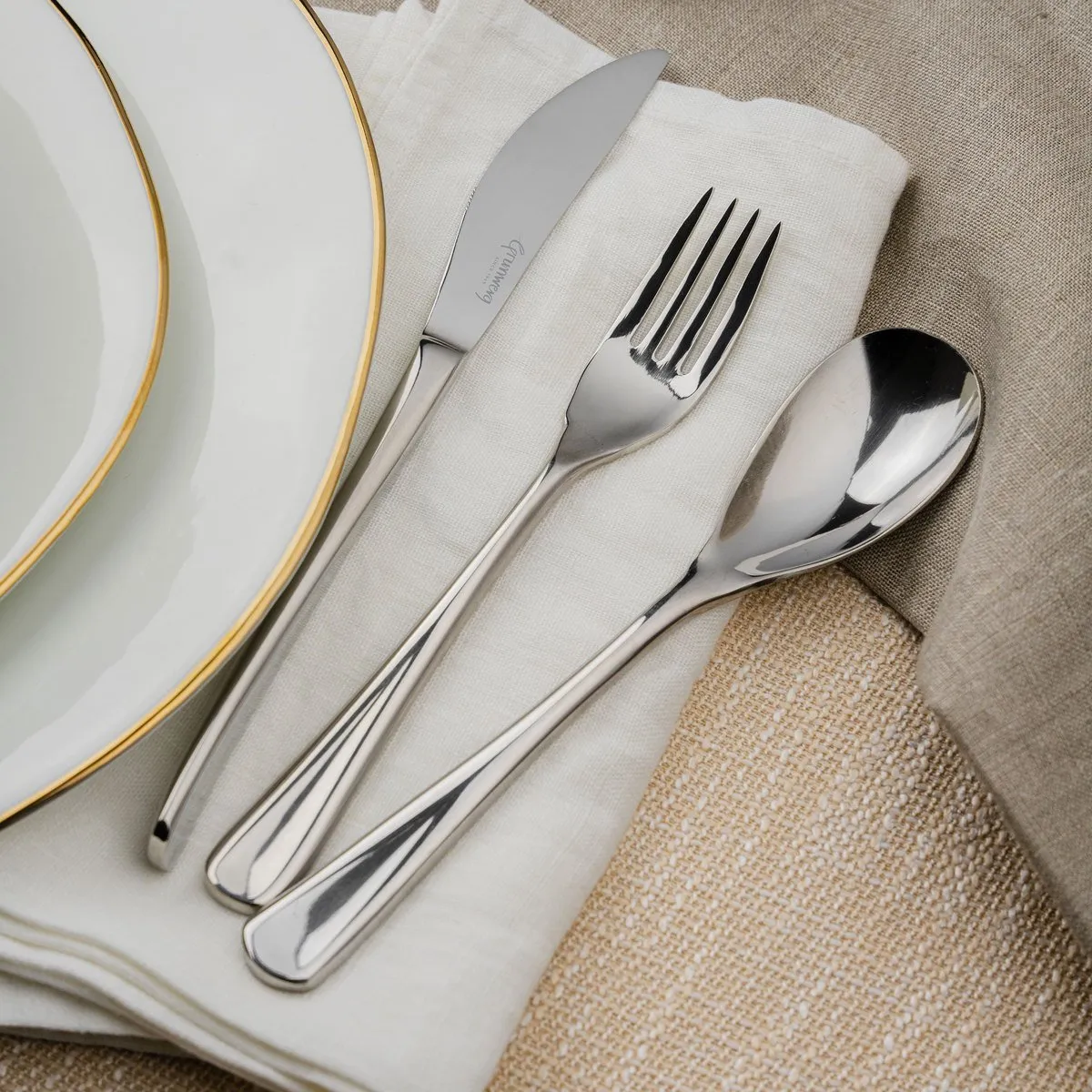 Fiesta 84 Piece Cutlery Set for 12 People