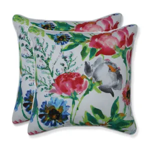 Flower Mania Petunia 16.5-Inch Throw Pillow (Set Of 2)