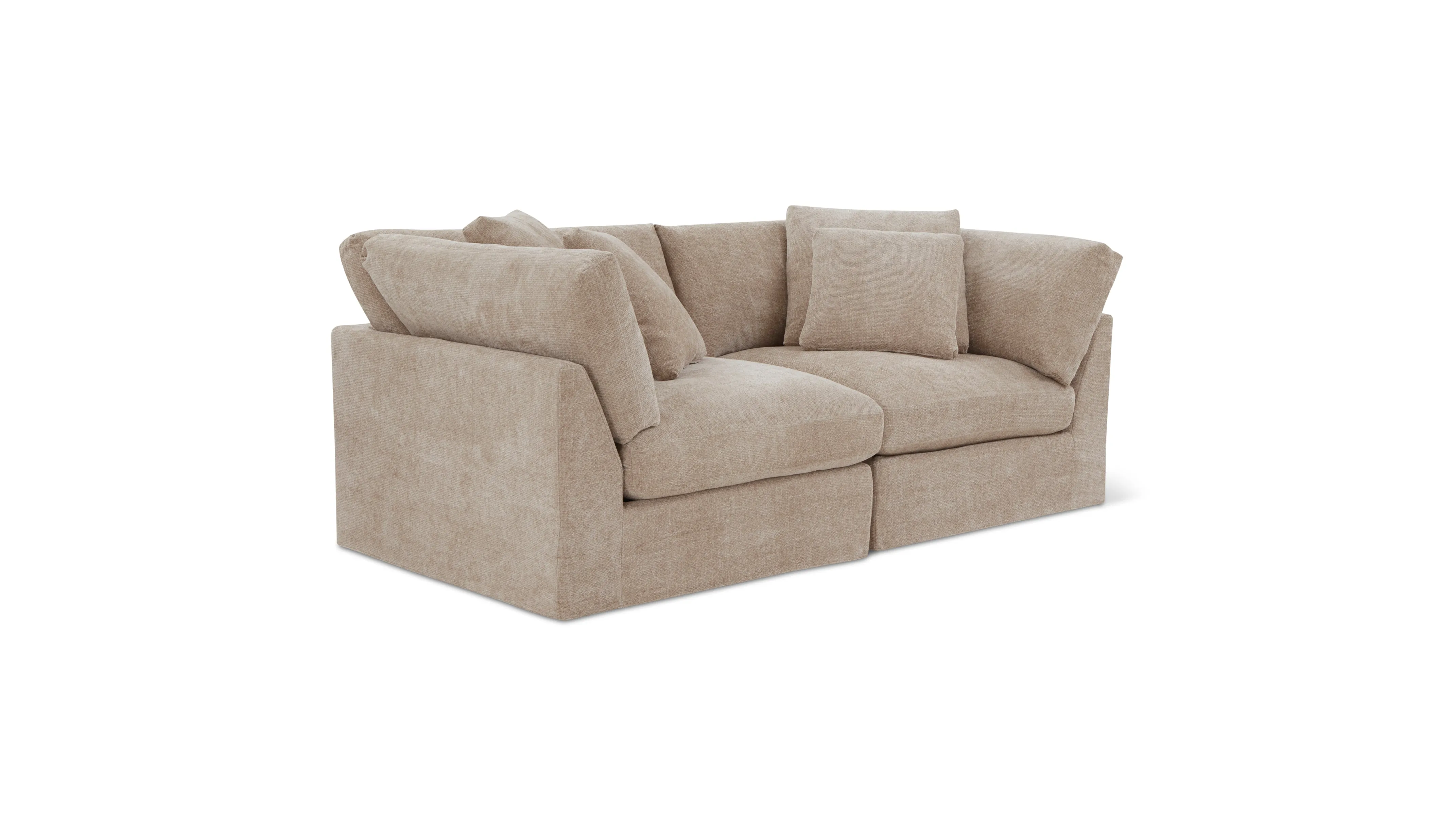 Get Together™ 2-Piece Modular Sofa, Large, Champagne