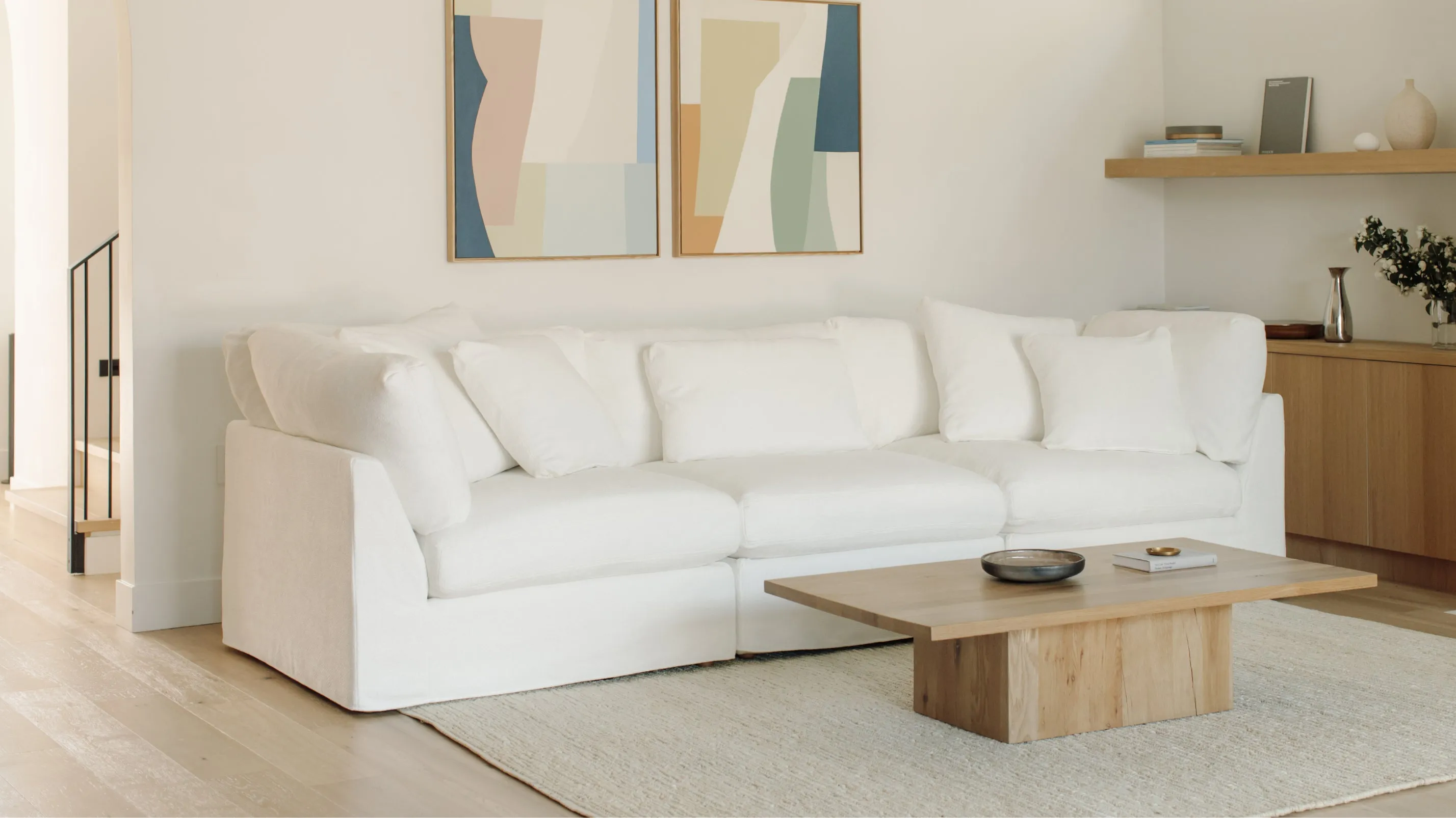 Get Together™ 2-Piece Modular Sofa, Standard, Sea Salt