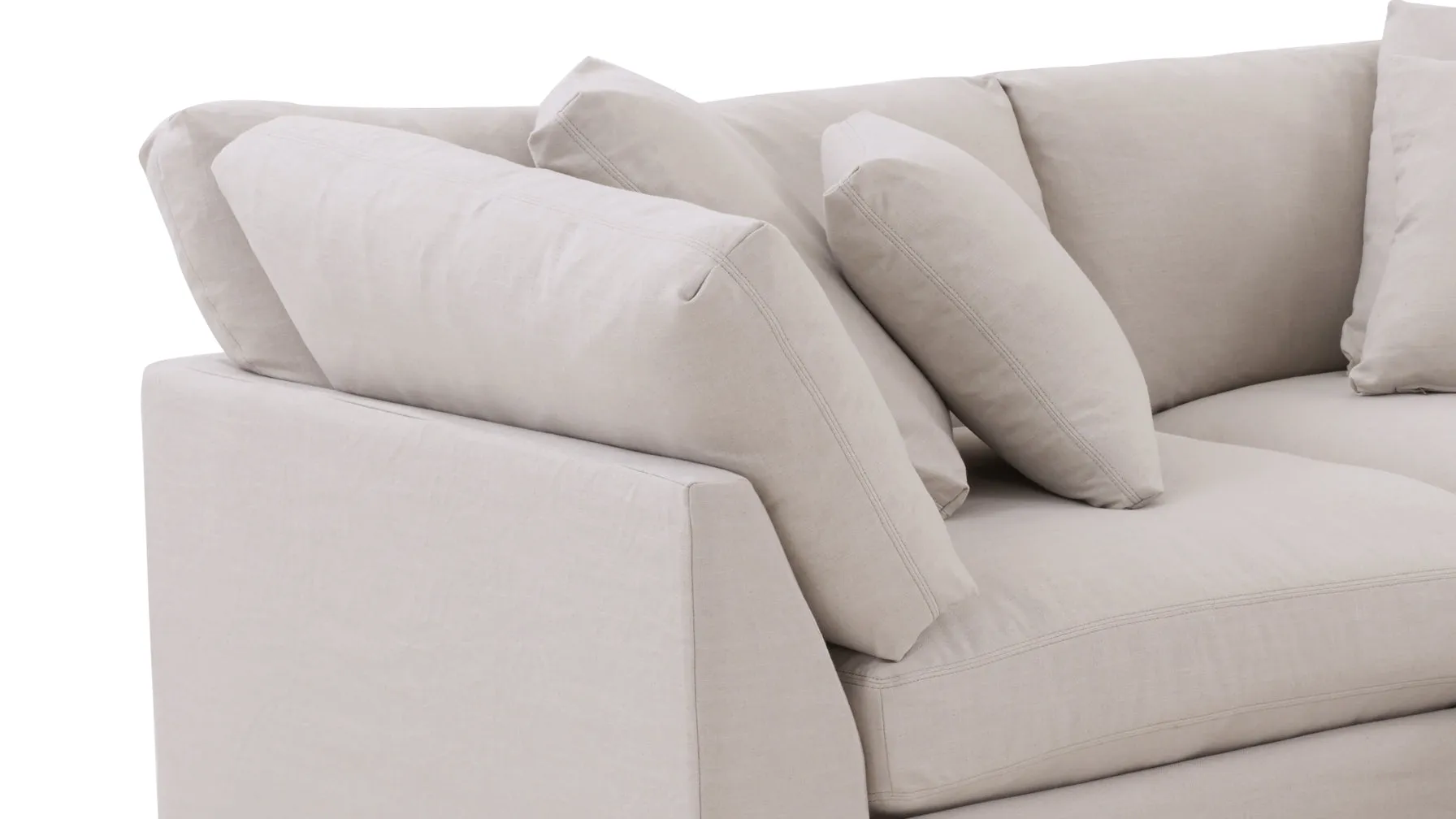 Get Together™ 3-Piece Modular Sectional, Large, Clay
