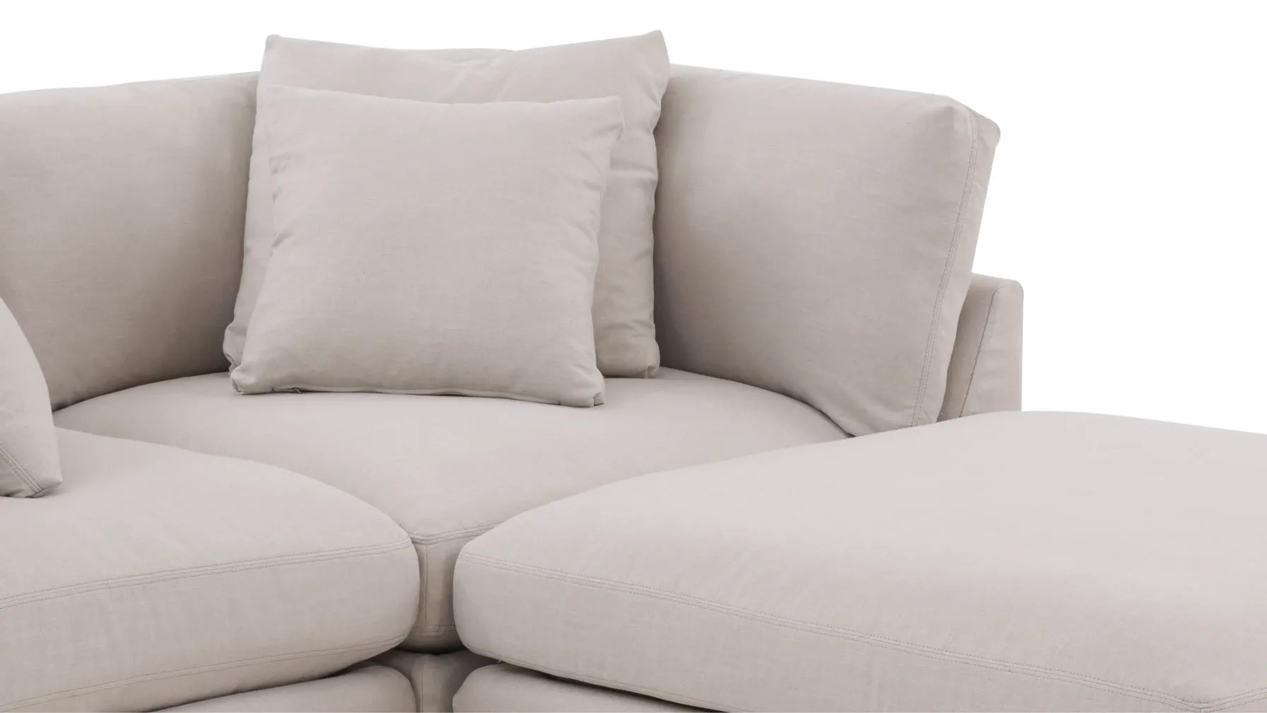 Get Together™ 3-Piece Modular Sectional, Large, Clay