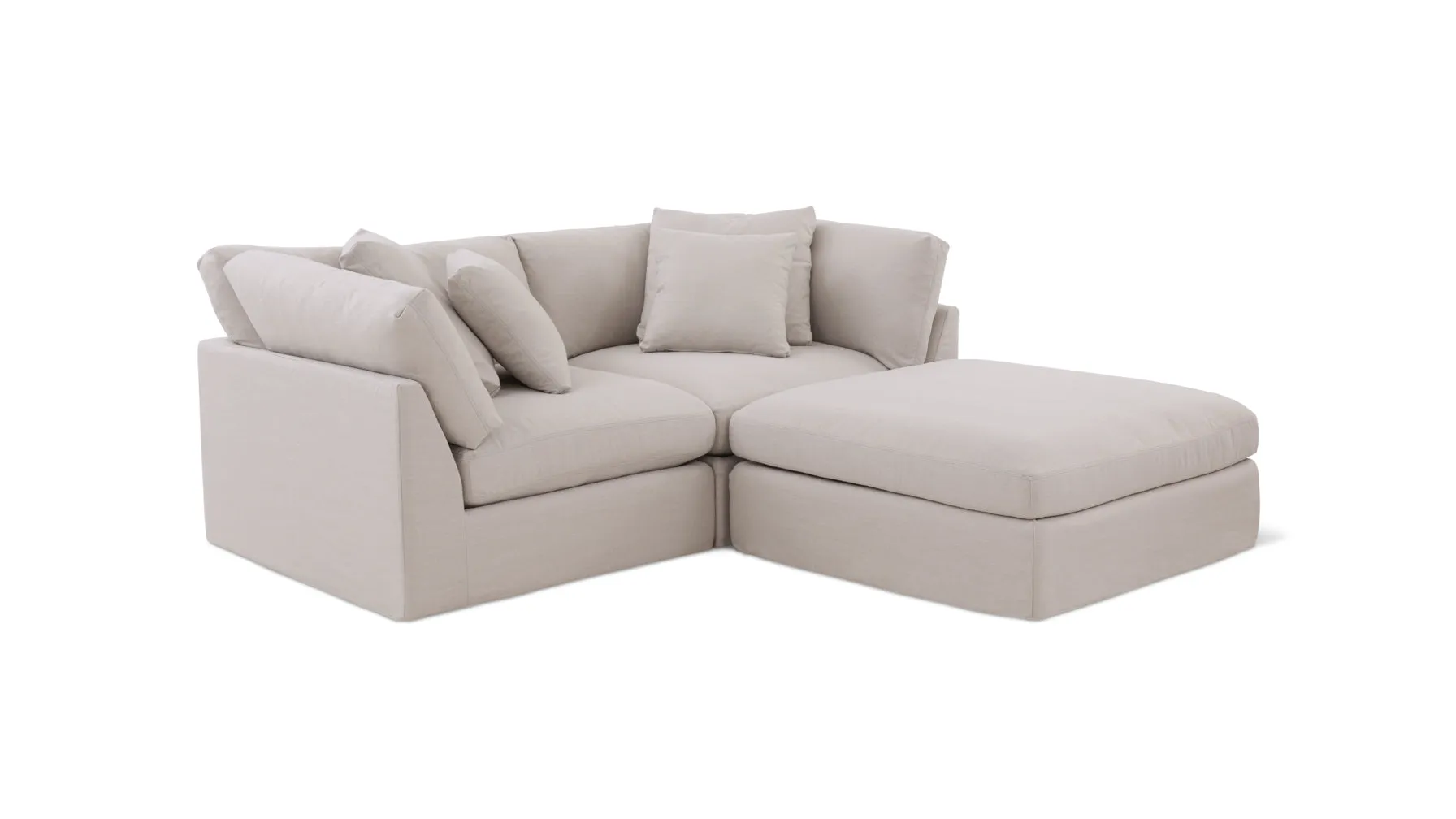Get Together™ 3-Piece Modular Sectional, Large, Clay