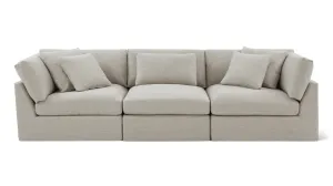 Get Together™ 3-Piece Modular Sofa, Large, Light Pebble
