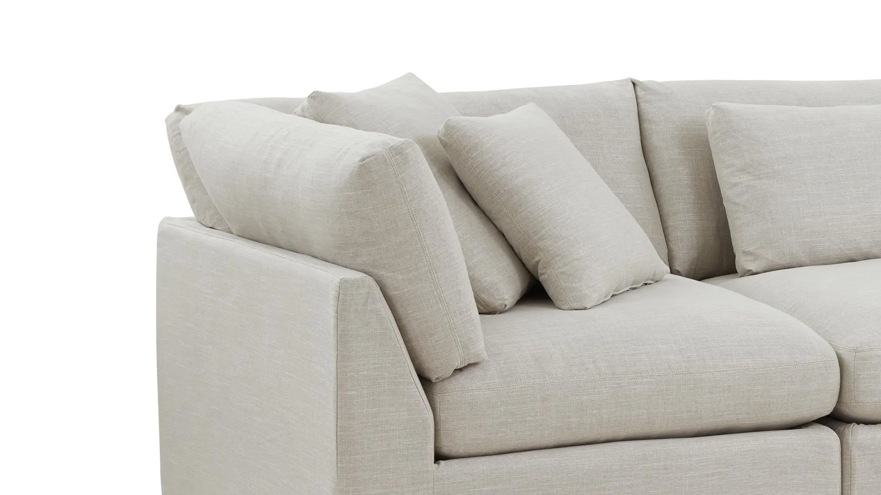 Get Together™ 3-Piece Modular Sofa, Large, Light Pebble