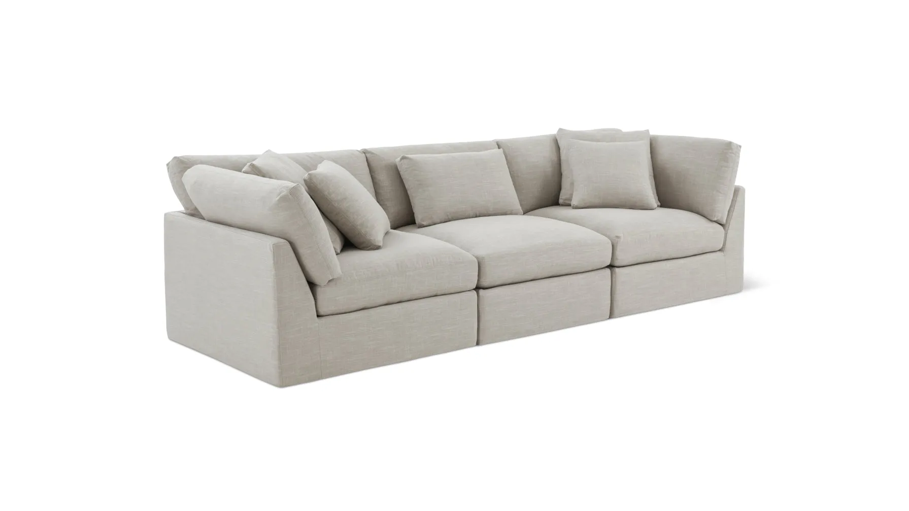 Get Together™ 3-Piece Modular Sofa, Large, Light Pebble