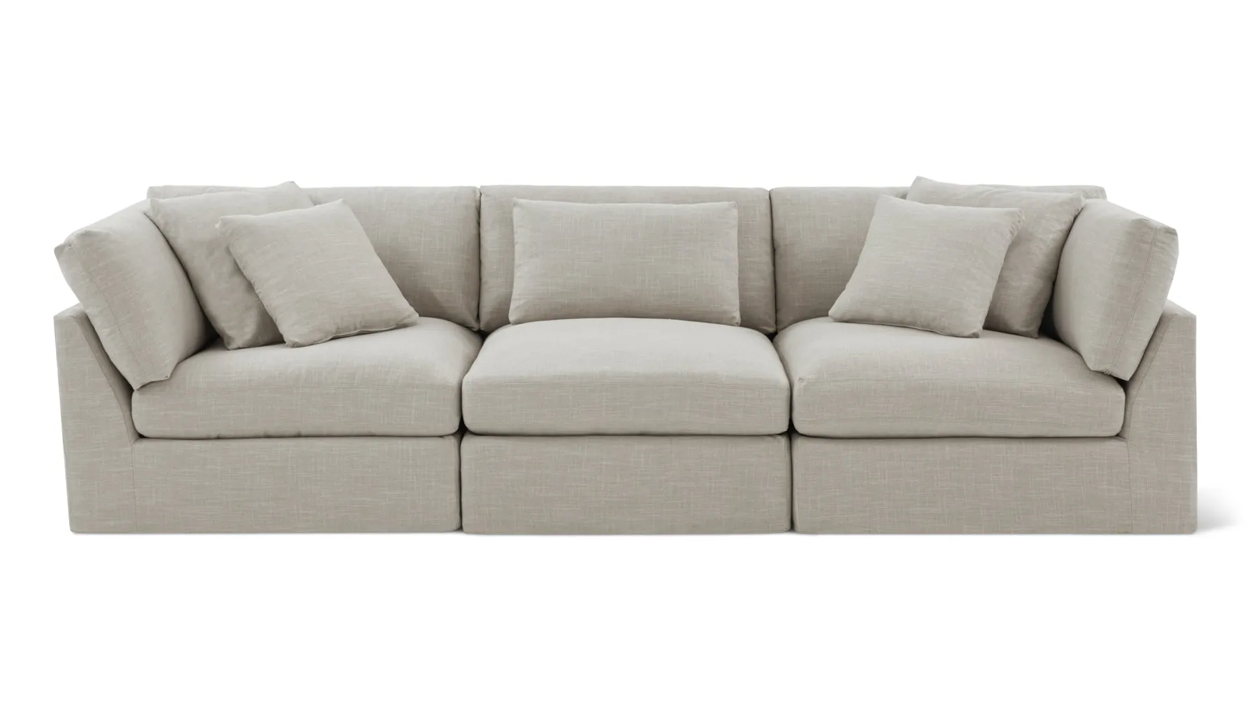 Get Together™ 3-Piece Modular Sofa, Large, Light Pebble