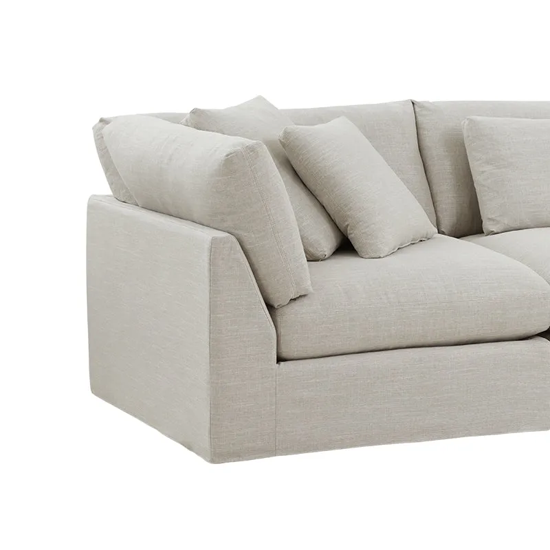 Get Together™ 3-Piece Modular Sofa, Large, Light Pebble