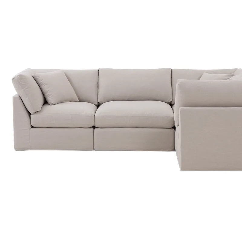 Get Together™ 4-Piece Modular Sectional Closed, Standard, Clay
