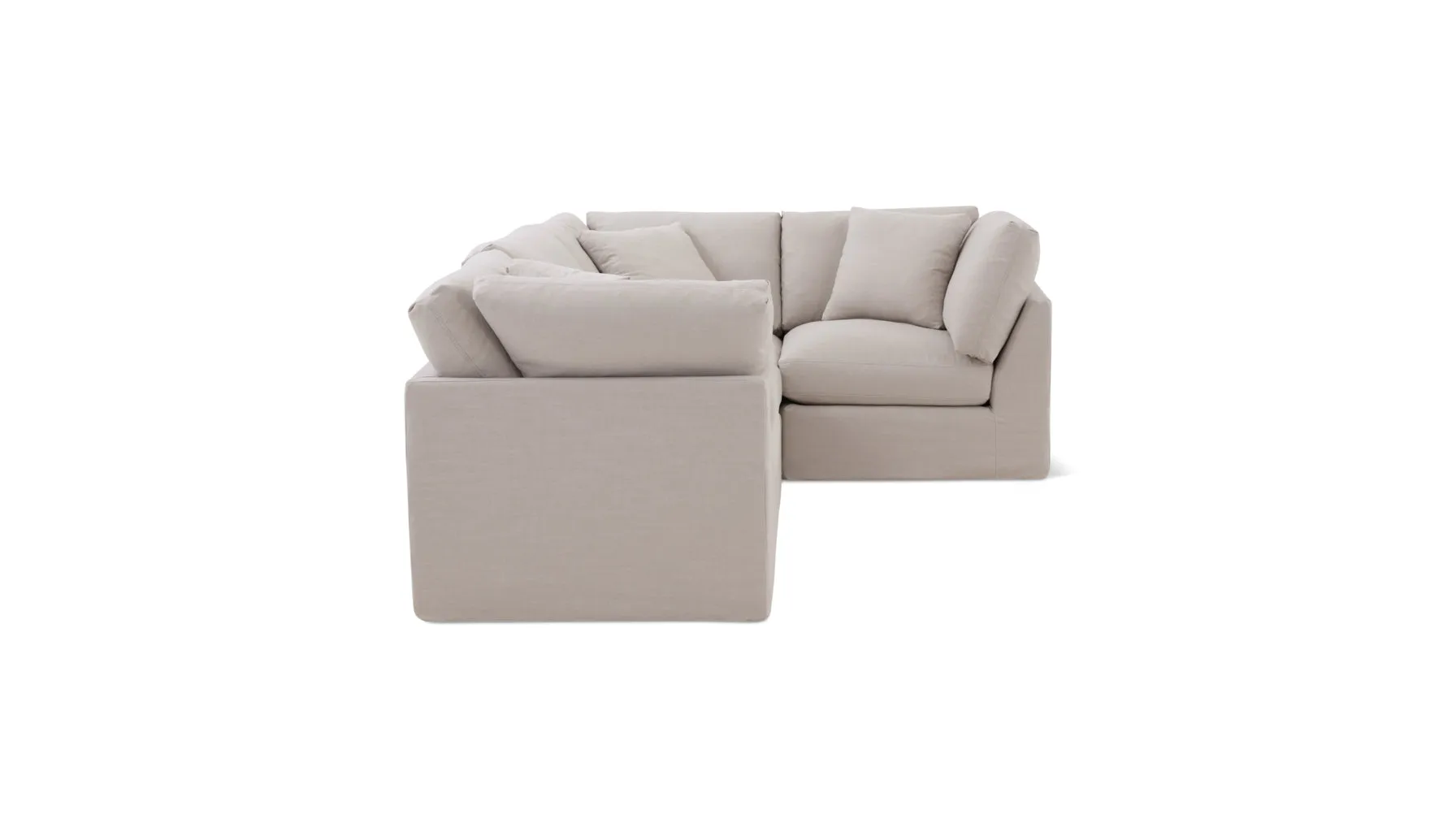 Get Together™ 4-Piece Modular Sectional Closed, Standard, Clay