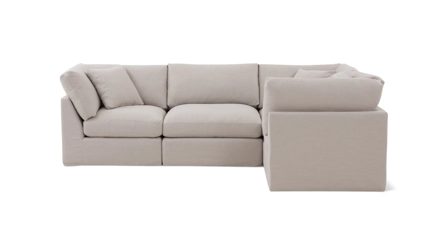 Get Together™ 4-Piece Modular Sectional Closed, Standard, Clay